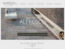 Tablet Screenshot of alfrescofloors.com